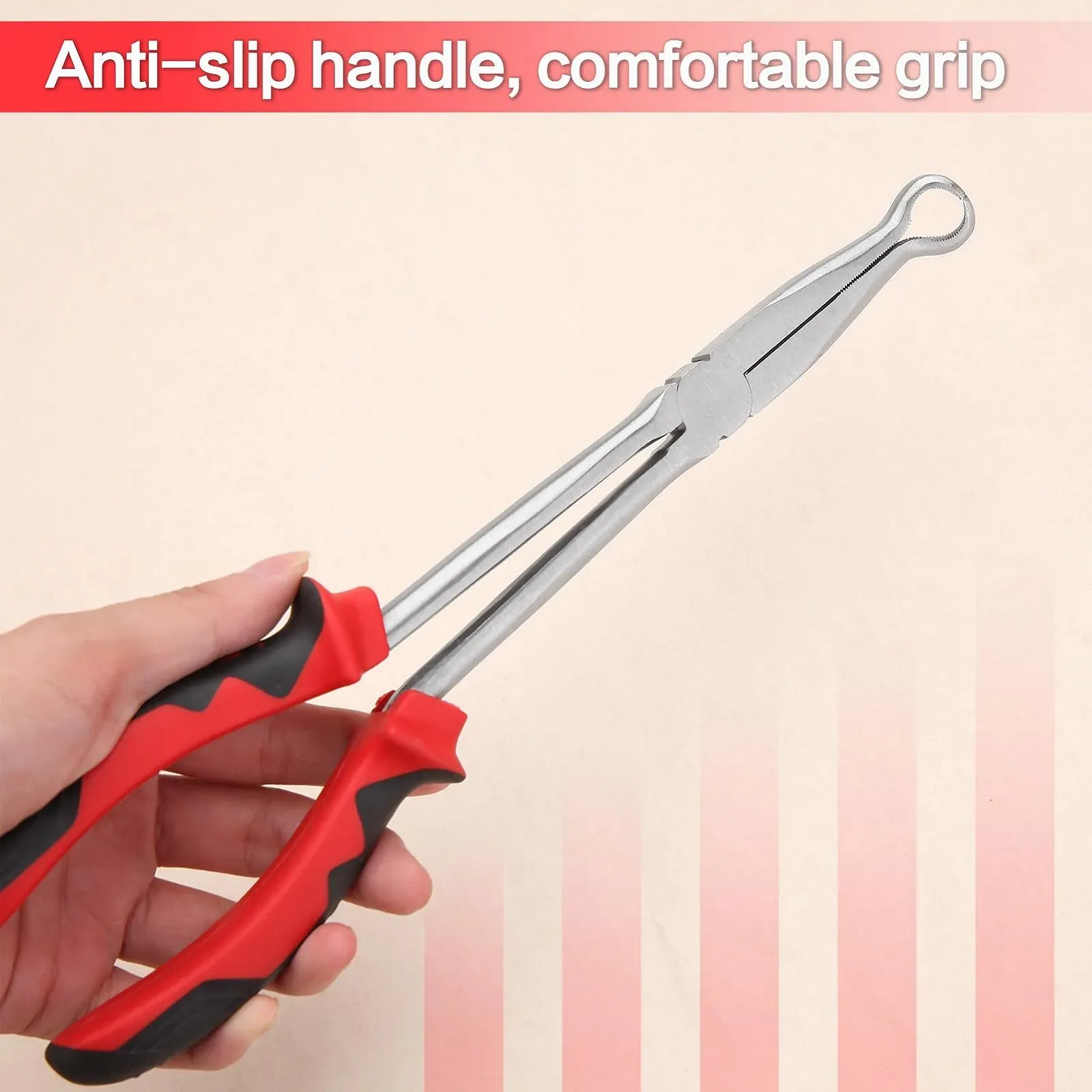 Плоскогубцы LEONTOOL 11" для снятия свечей зажигания с кольцевым носом и зубчатыми губками для труднодоступных мест, диаметр 1/2", фото №2 Плоскогубцы LEONTOOL 11" для снятия свечей зажигания с кольцевым носом и зубчатыми губками для труднодоступных мест, диаметр 1/2", фото №2