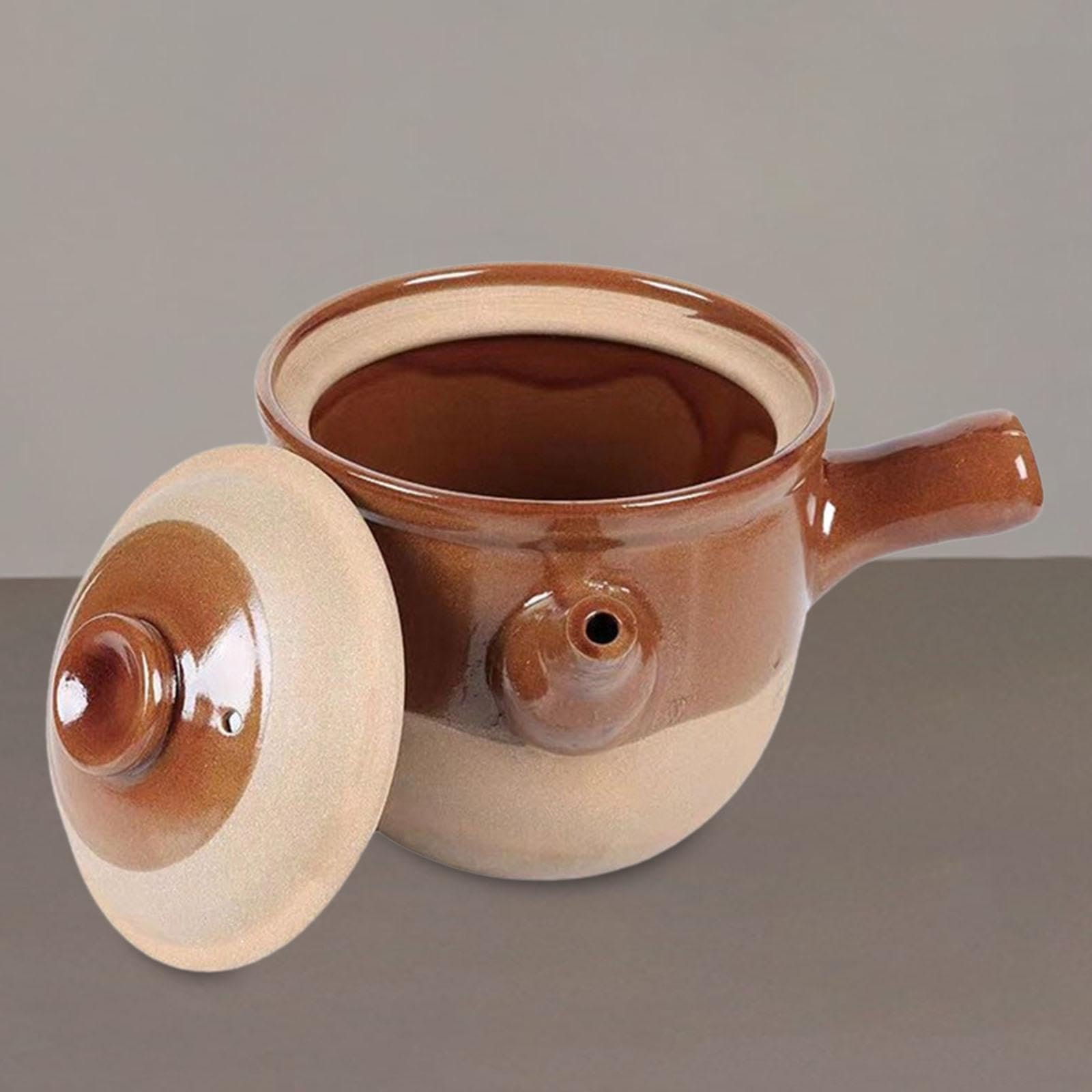 Каструля для китайської медицини глиняний 2 л з носиком ергономічна ручка, фото №4 Каструля для китайської медицини глиняний 2 л з носиком ергономічна ручка, фото №4