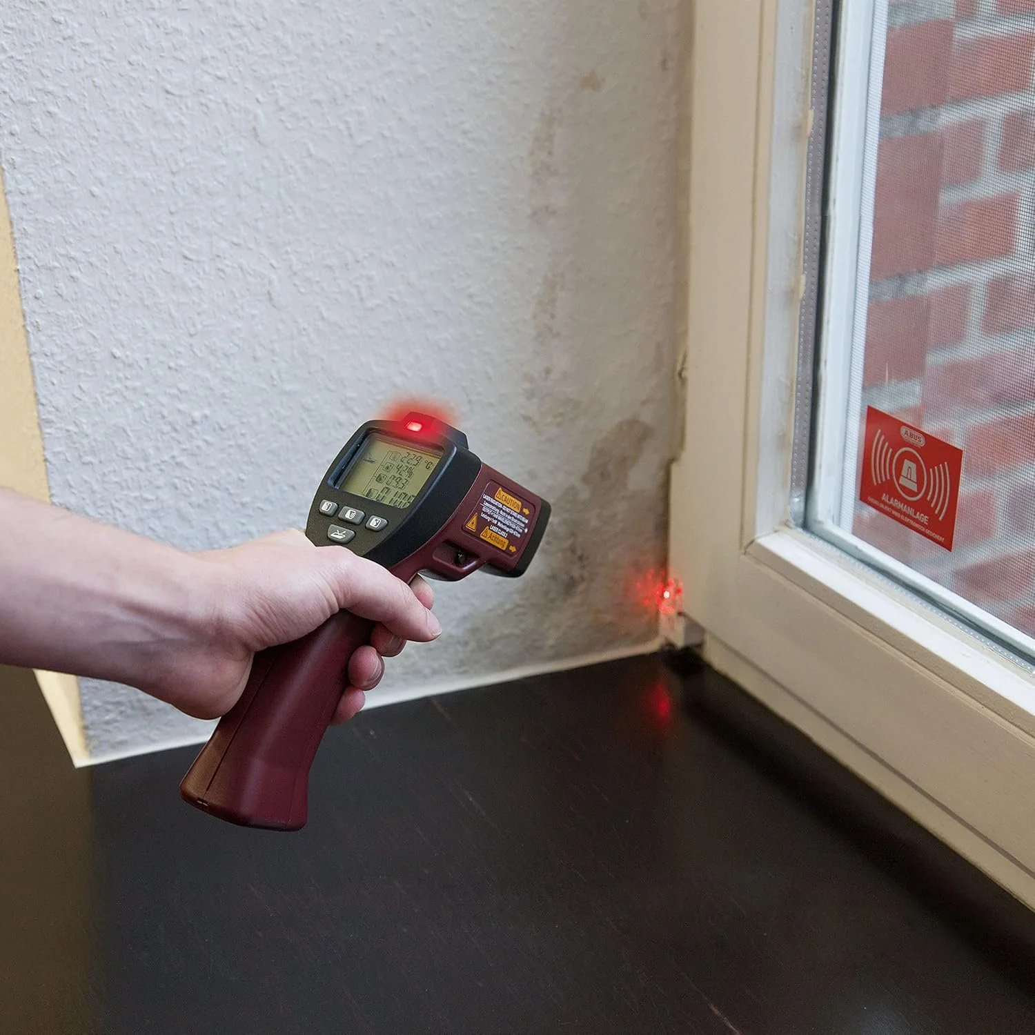 Пірометр Testboy TV 328 для виявлення цвілі з дисплеєм Червоно-чорний, фото №3 Пірометр Testboy TV 328 для виявлення цвілі з дисплеєм Червоно-чорний, фото №3