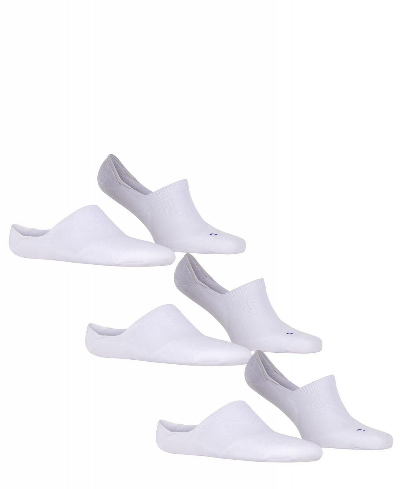 Носки FALKE Cool Kick Invisible 3-Pack U IN, белые, размер 42-43 (3 пары), фото №3