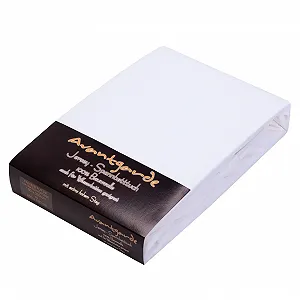 Простынь на резинке AVANTGARDE Premium 180 x 200 см - 200 x 220 см - 40 см Белый synthetic.ua - Фото 1