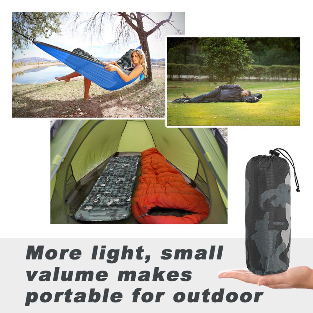 Надувний матрац Air Camping Pad Grey, фото №2