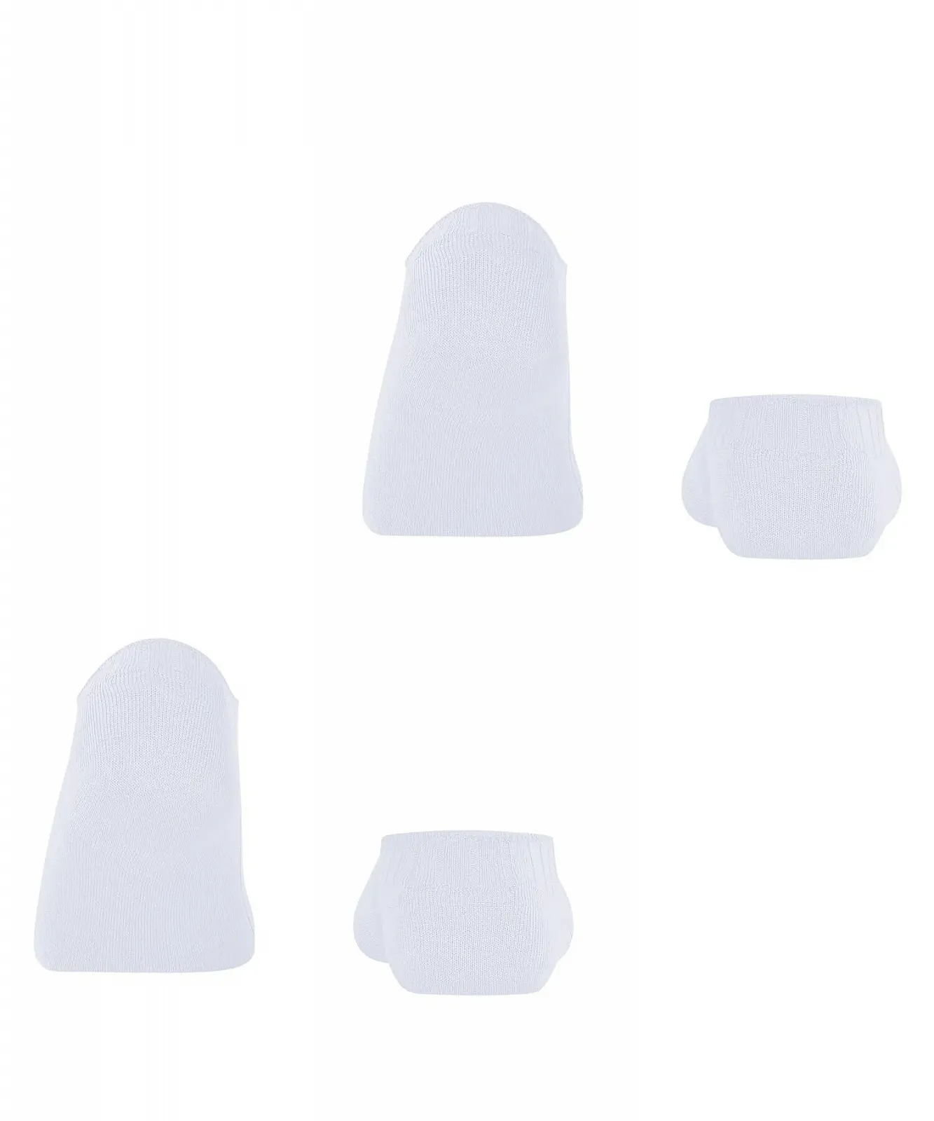 Шкарпетки ESPRIT Easy Rib 2-Pack, дихаючі, з органічної бавовни та льону, короткі, однотонні, 2 пари, фото №2