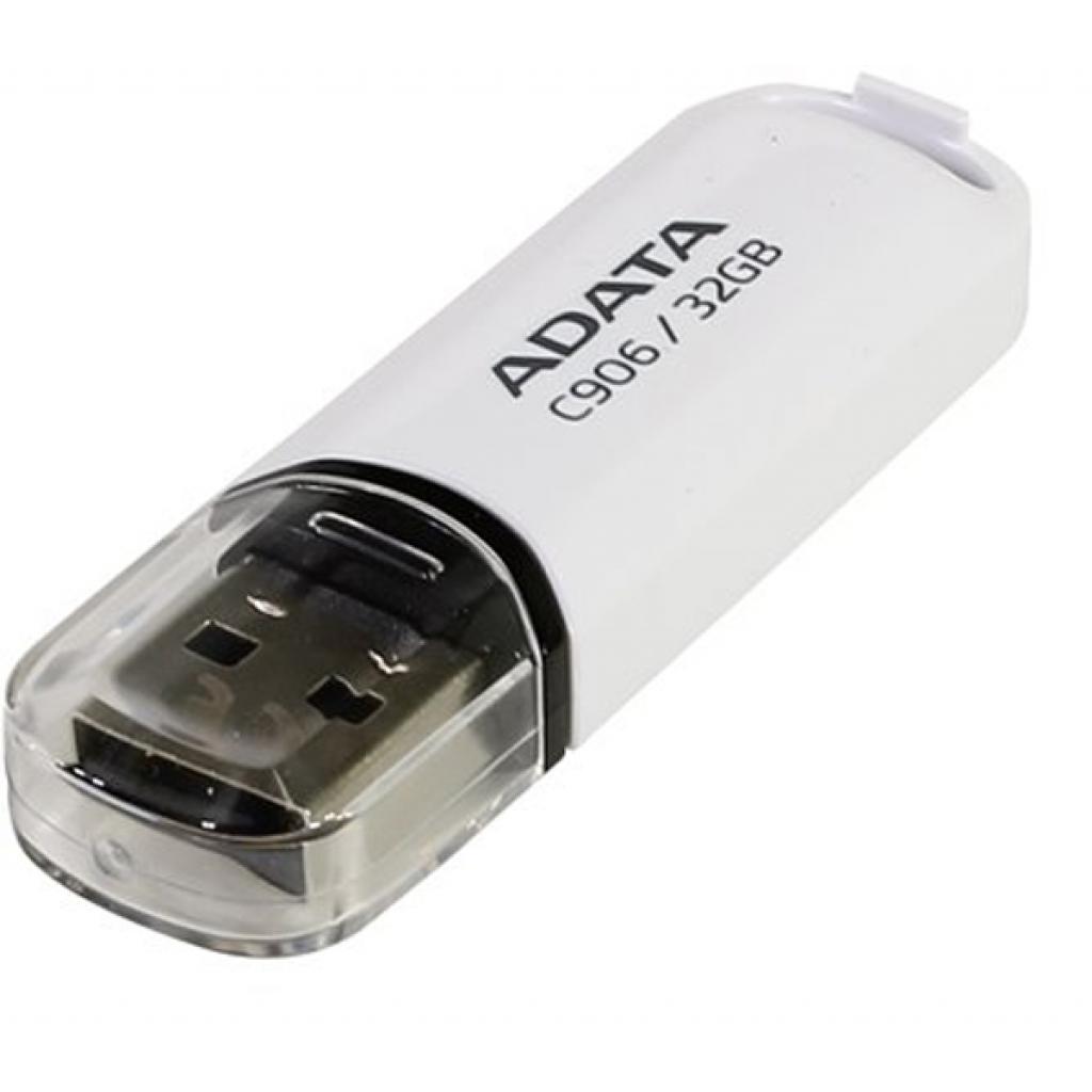 USB флеш-накопитель ADATA 32GB C906 White 2.0 AC906-32G-RWH, фото №4