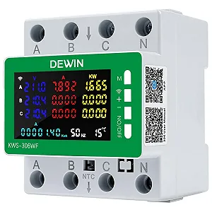Електролічильник DEWIN KWS-306WF Tuya WiFi - Фото 1