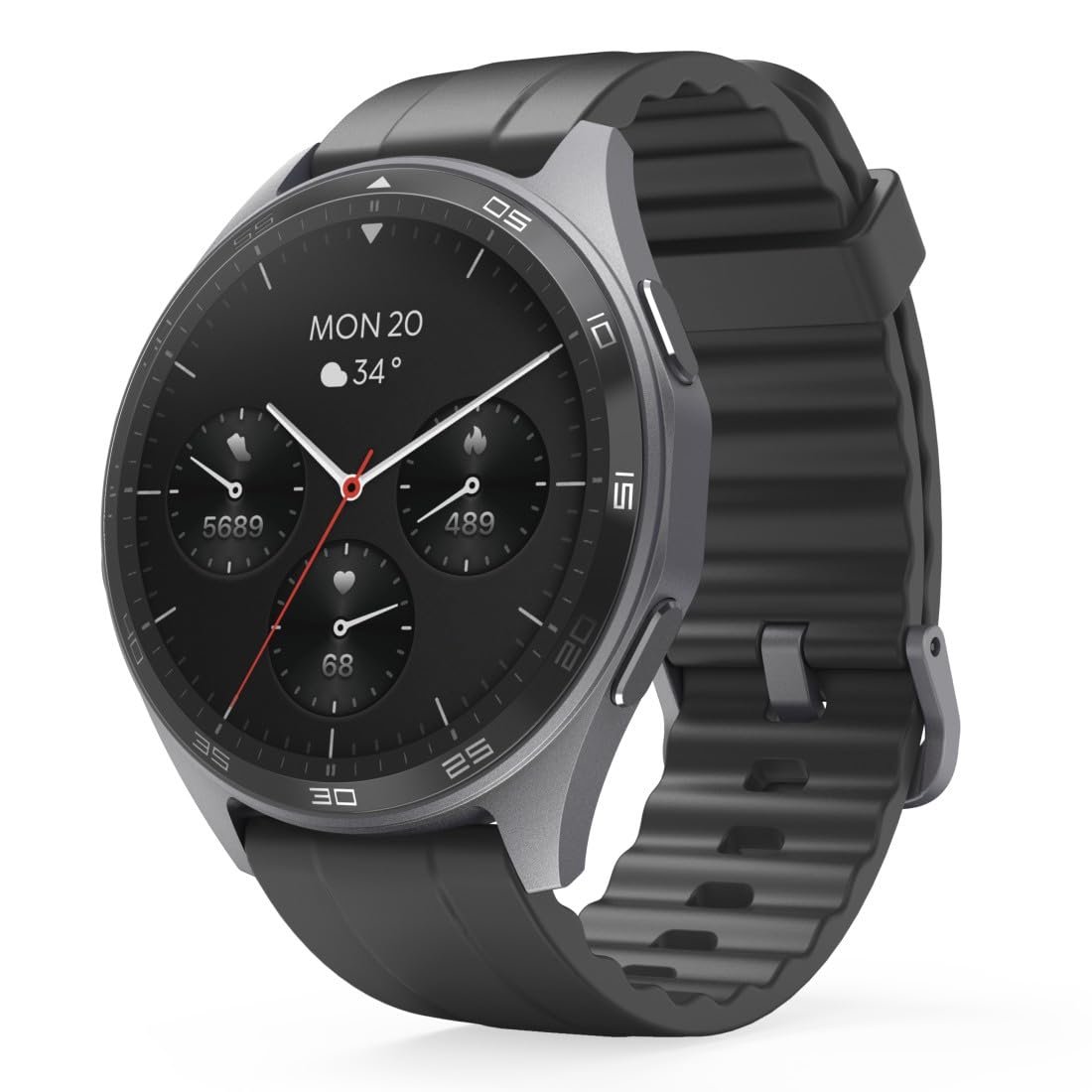 Смарт-годинник Hama 7010, AMOLED, кольоровий дисплей 1,43 дюйма, GPS, фото №1