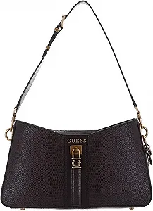 Жіноча сумка через плече Guess Ginevra темно - коричневий - Фото 1