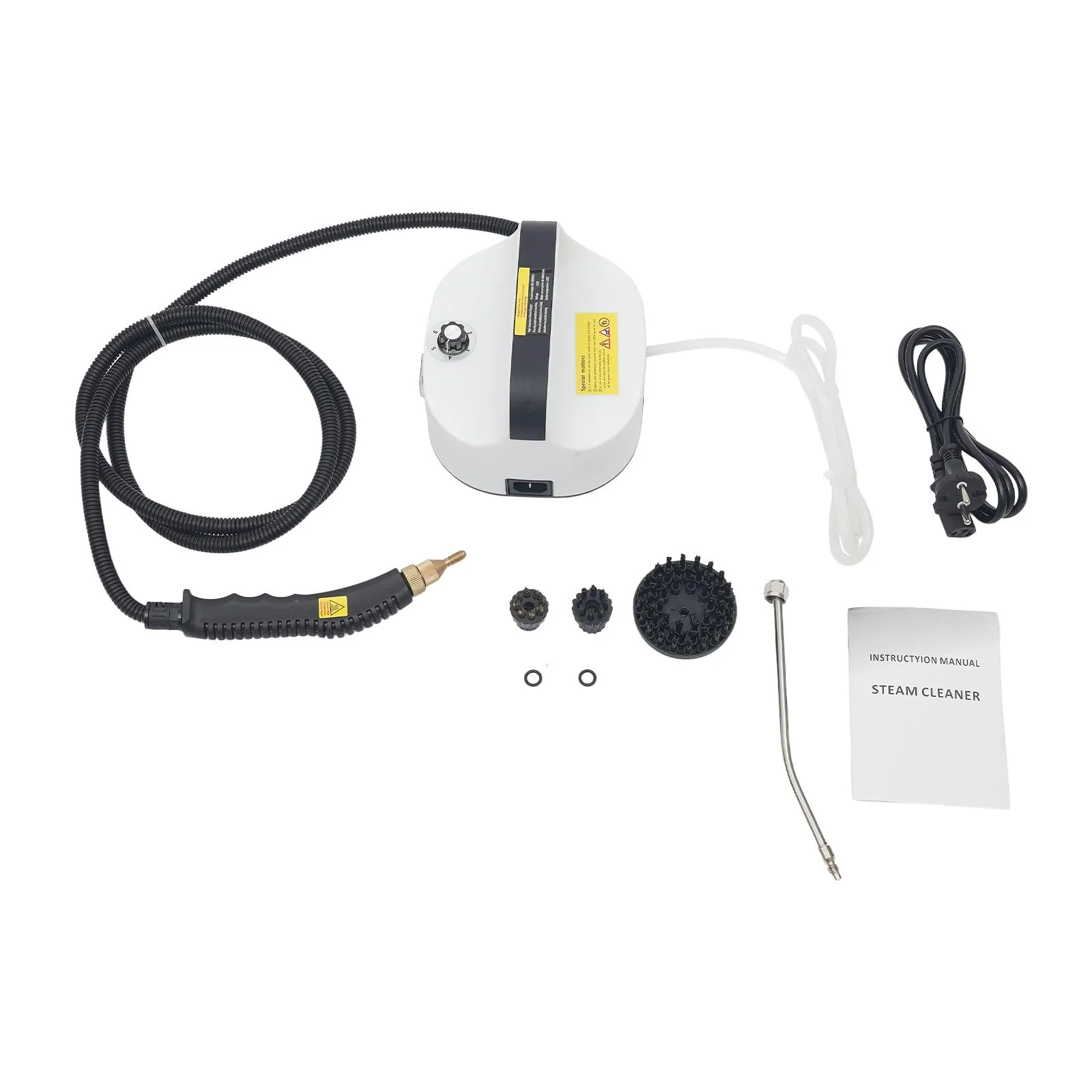 Пароочисник ручний 3800 W 6 рівнів Чорний, фото №5 Пароочисник ручний 3800 W 6 рівнів Чорний, фото №5