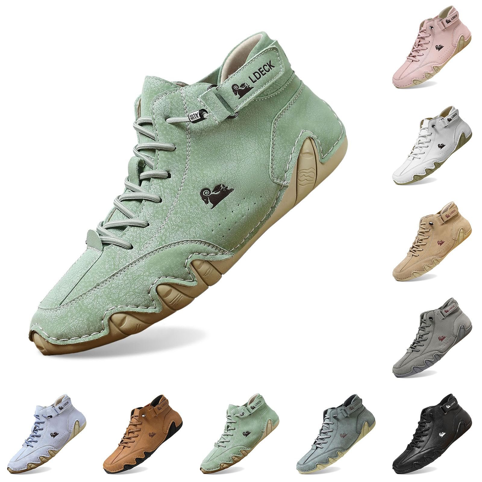Взуття BarfuB Ultra Comfortable Non-Slip из натуральной кожи Flexao и Wandara Orthoschuhe для Unisex женщин и мужчин большого размера, фото №6