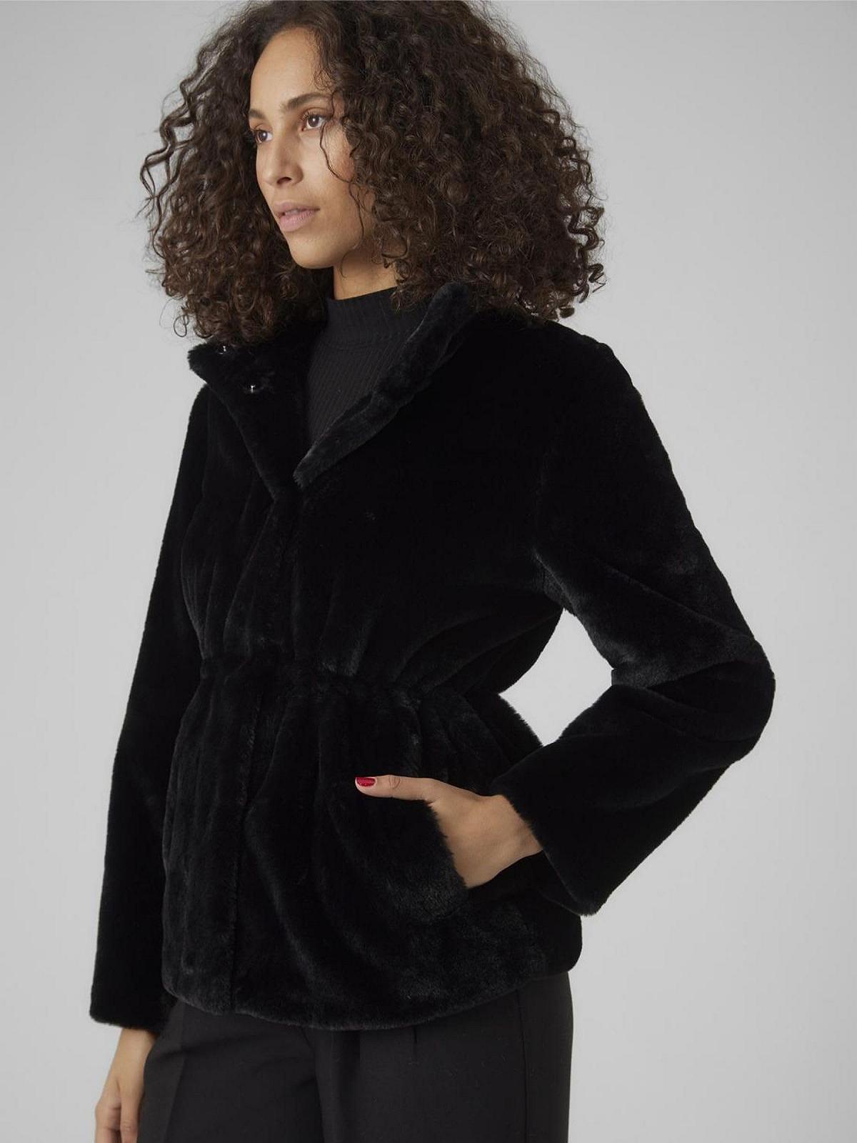 Куртка VERO MODA Vmsonjaholly Жіноча Коротка Куртка зі штучного хутра Boos, фото №7