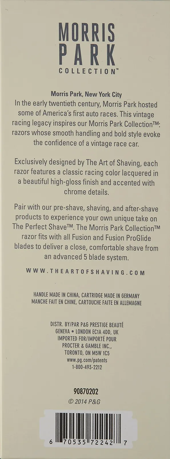 Бритва The Art Of Shaving Morris Park Collection Gillette Fusion System Jet Black, фото №3