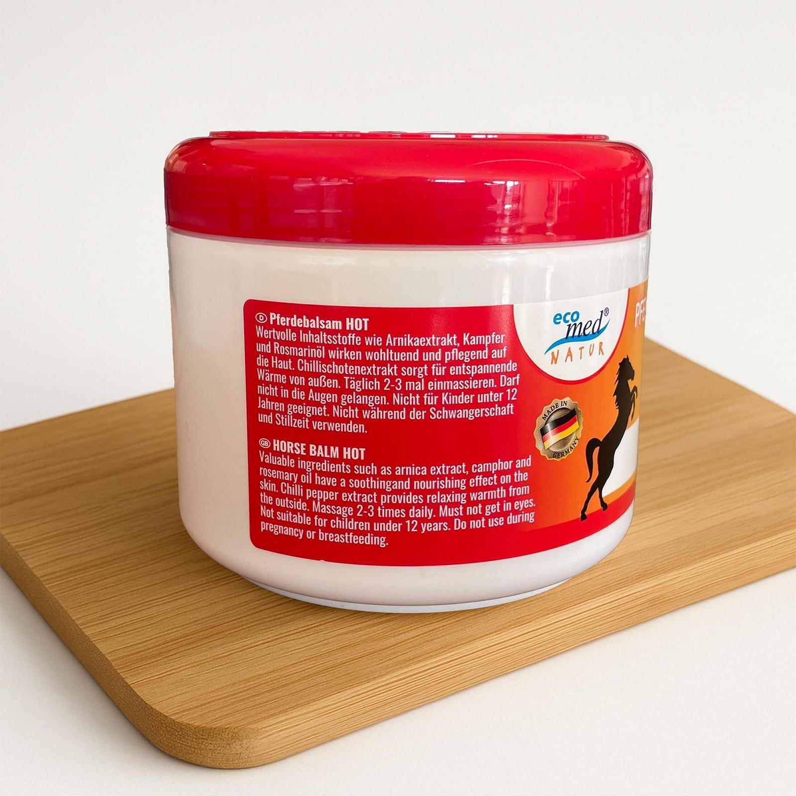 Бальзам-гель h2i Horse Balm Gel Hot Arnica Rosemary Oil Chilli Pepper Extract 500 ml, фото №5 Бальзам-гель h2i Horse Balm Gel Hot Arnica Rosemary Oil Chilli Pepper Extract 500 ml, фото №5