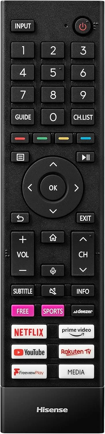 Телевізор 43" Hisense 43A67H / 4K Ultra HD / 60 Гц / VA / Smart TV / Wi-Fi / Bluetooth / T2 / Чорний, фото №10 Телевізор 43" Hisense 43A67H / 4K Ultra HD / 60 Гц / VA / Smart TV / Wi-Fi / Bluetooth / T2 / Чорний, фото №10