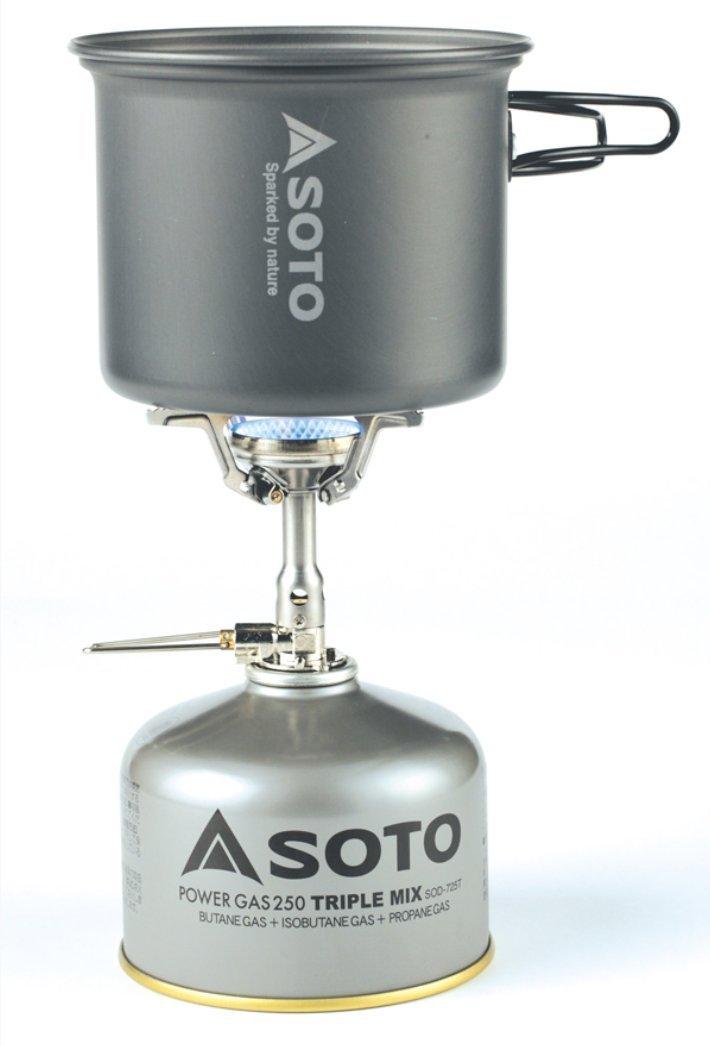Пічка SOTO Amicus з П'єзо + Набір для приготування їжі Комбо, фото №2