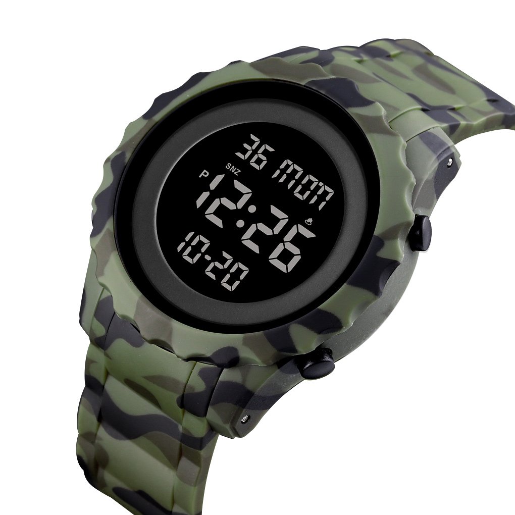 Годинник Skmei 1631CMGN Camo Green STOPPED, фото №2