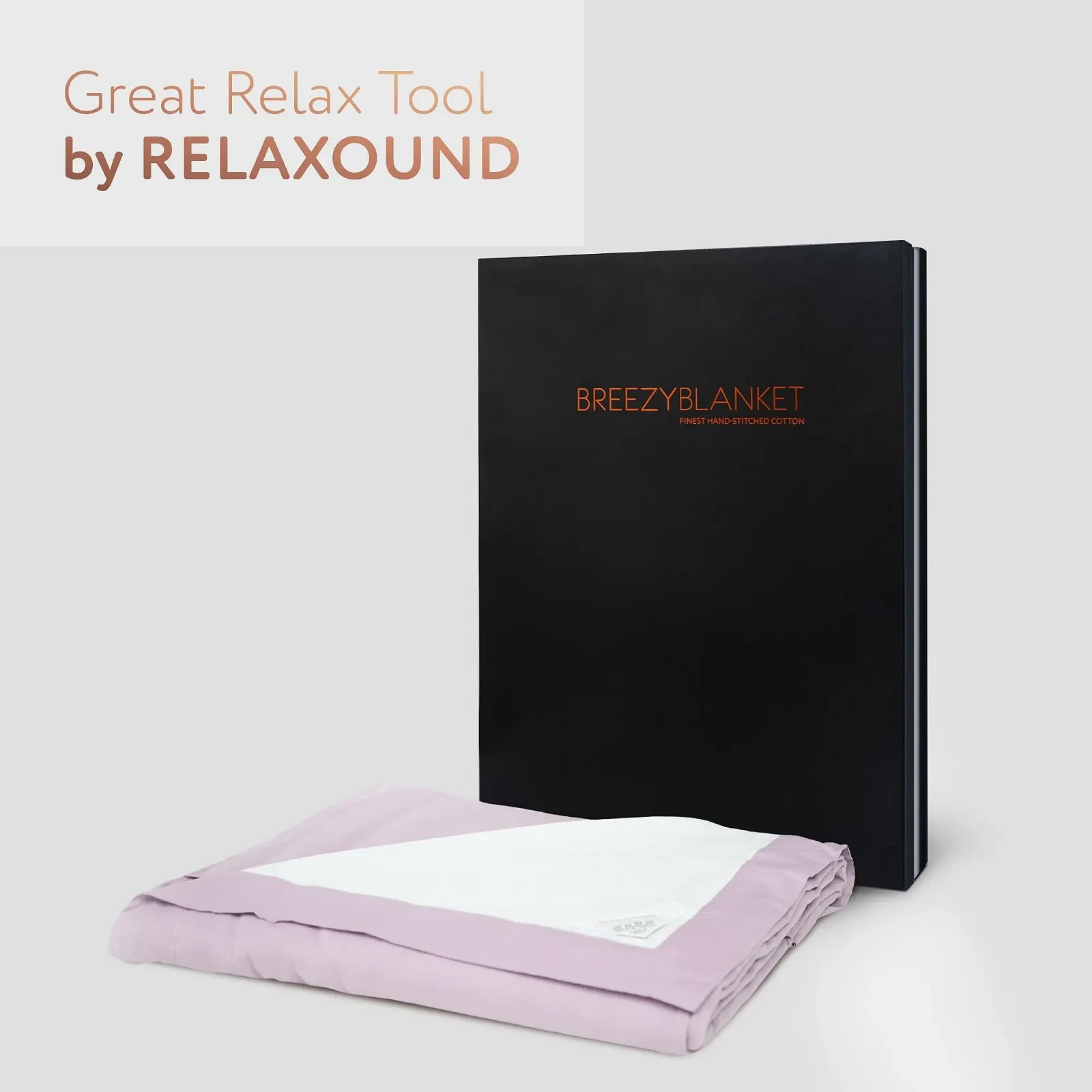 Одеяло RELAXOUND Original Breezyblanket 155 x 225 см (Reverse Berry, Single) - Летнее одеяло - Одеяло для восстановления - 3-слойное хлопковое одеяло - Эффект AirFlair для оптимального контроля температуры, фото №7