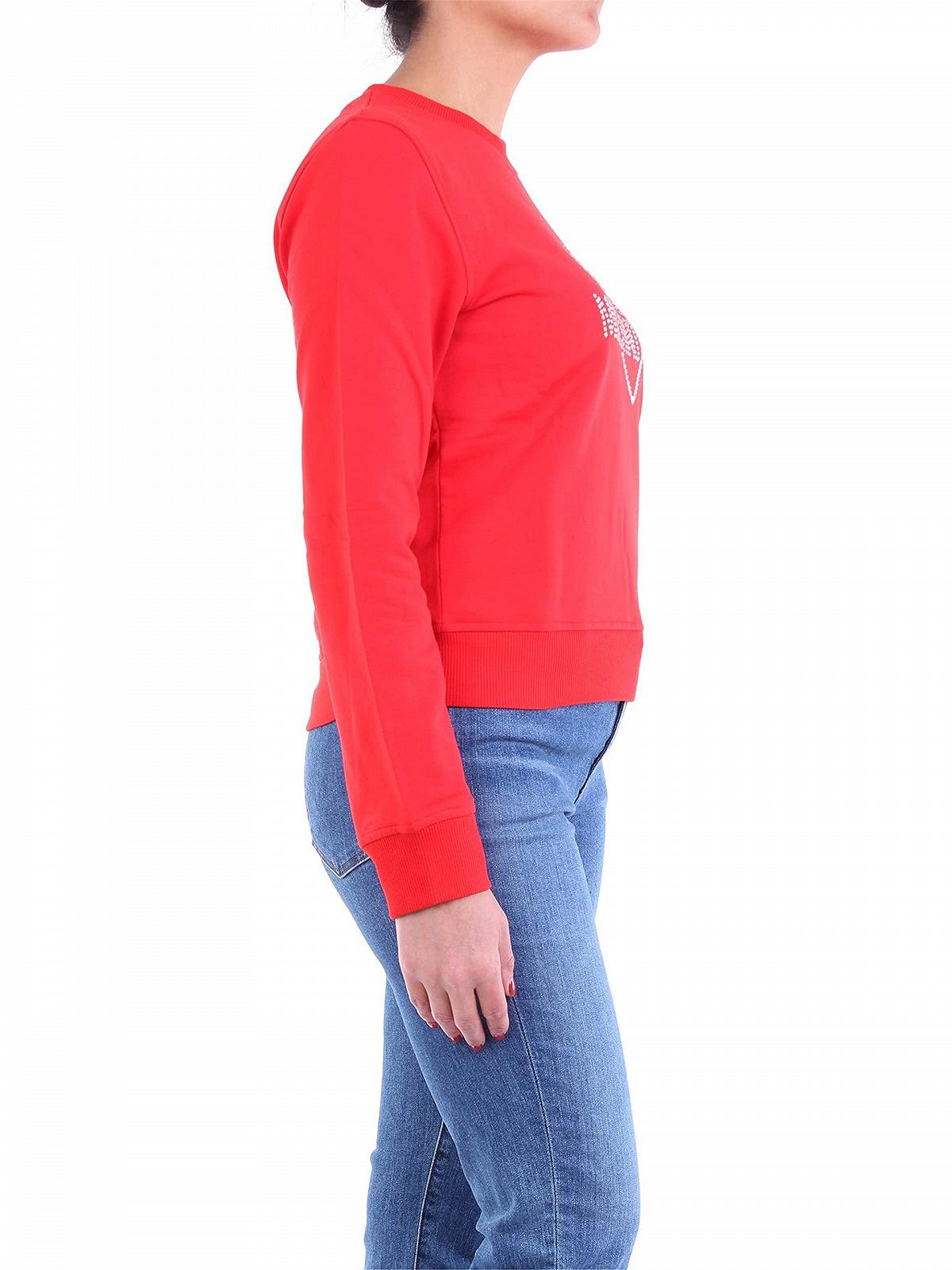 Свитер Love Moschino с длинными рукавами, сердцем и логотипом, фото №7