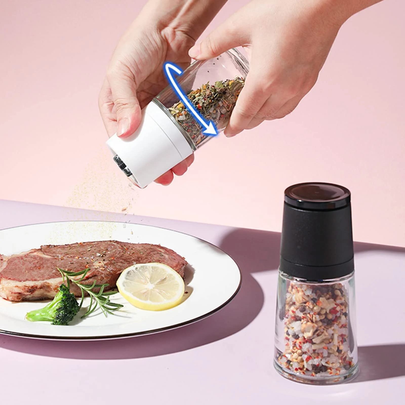 Ручний млин Регульована Зручна Ручка з Керамікою, фото №5