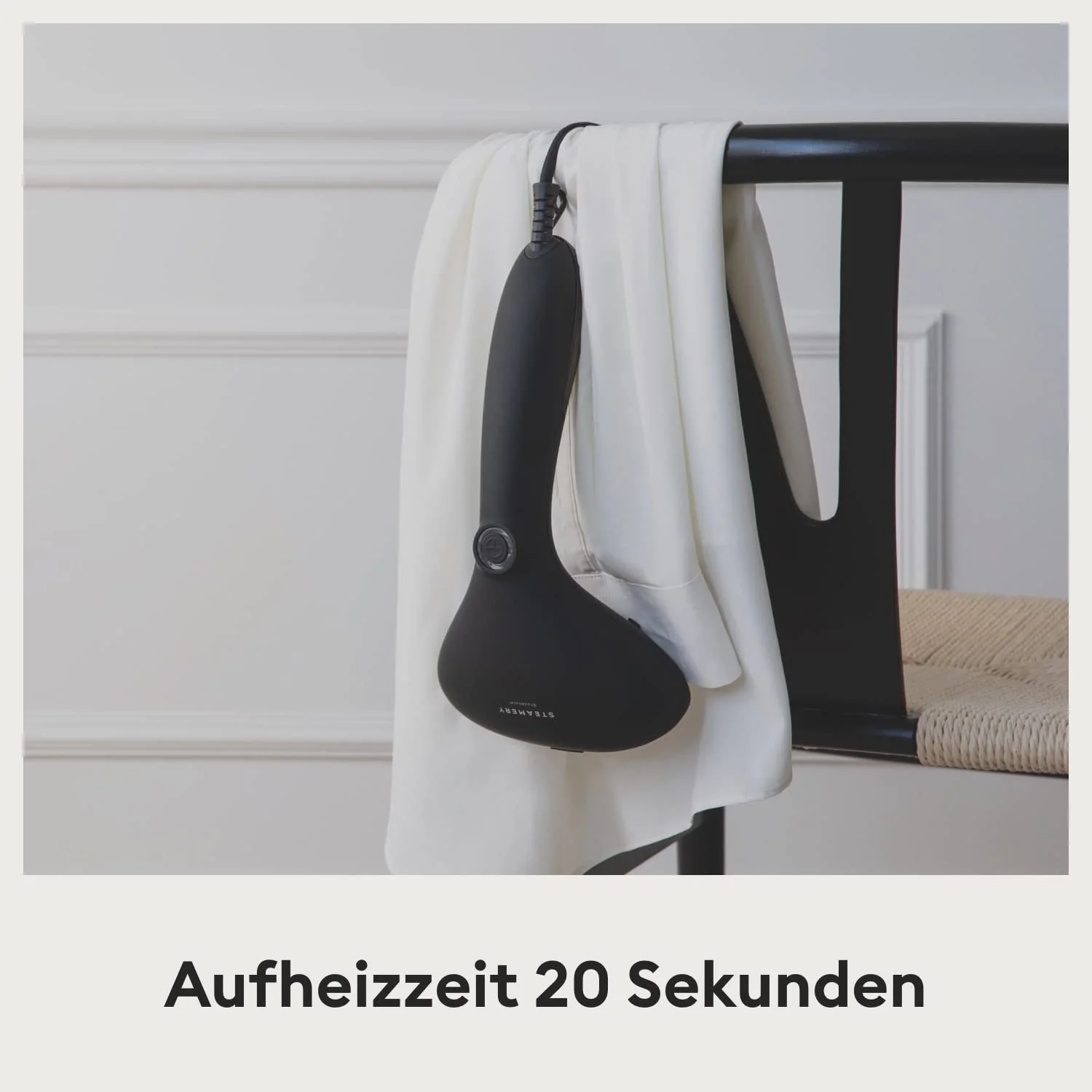 Вертикальный отпариватель Steamery Cirrus 2 1500W 15 г/мин Black, фото №4