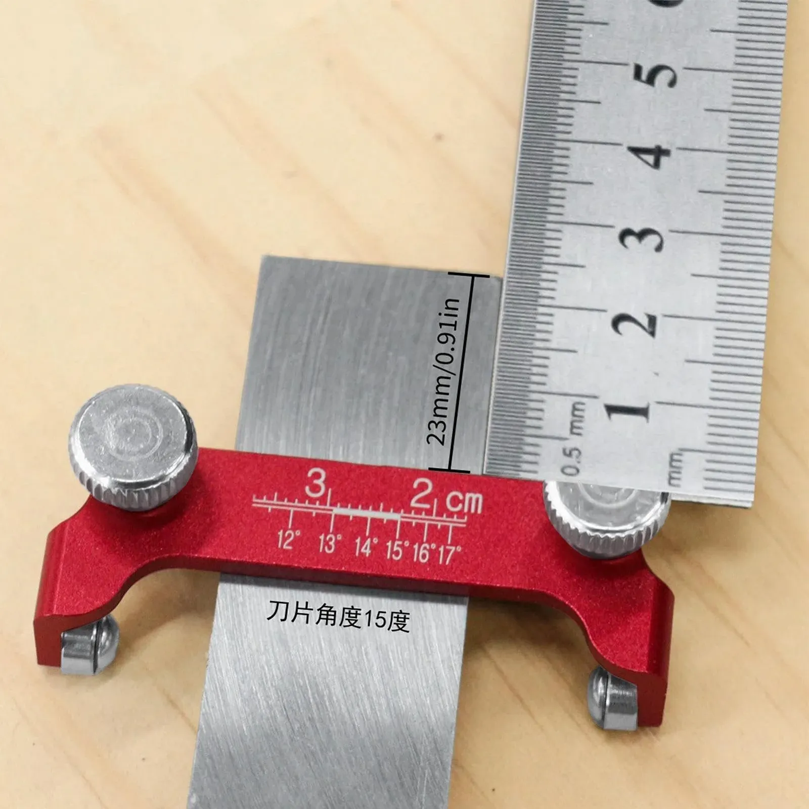 Тримач Wood Parking Aid для заточування стамесок та рубанків регульований з нержавіючої сталі, фото №7