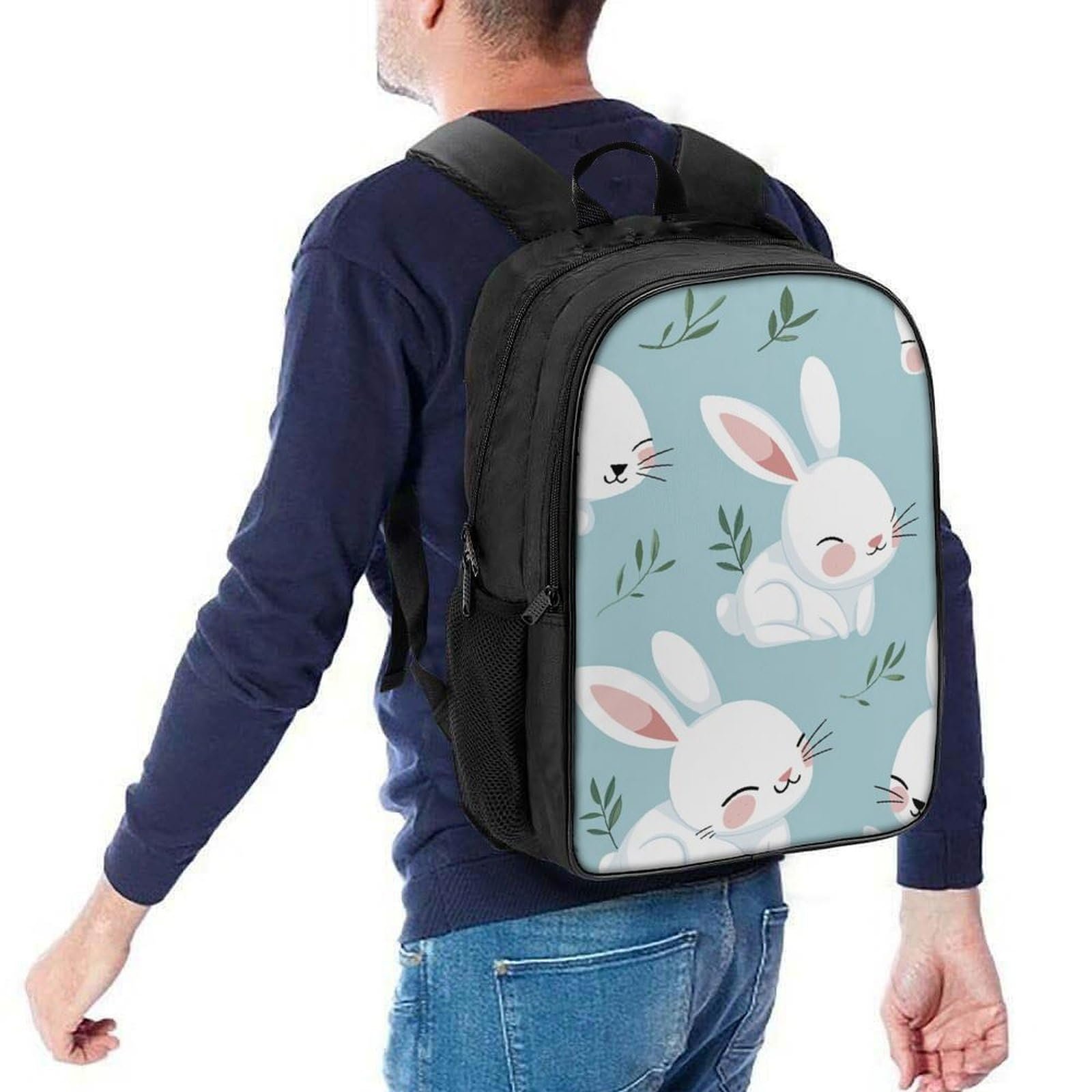Ранець DPEOANEBN Rabbit для дівчат-підлітків, для початкової школи, для дітей, повсякденний, 40 x 28 x 16 см, стиль-7, фото №5