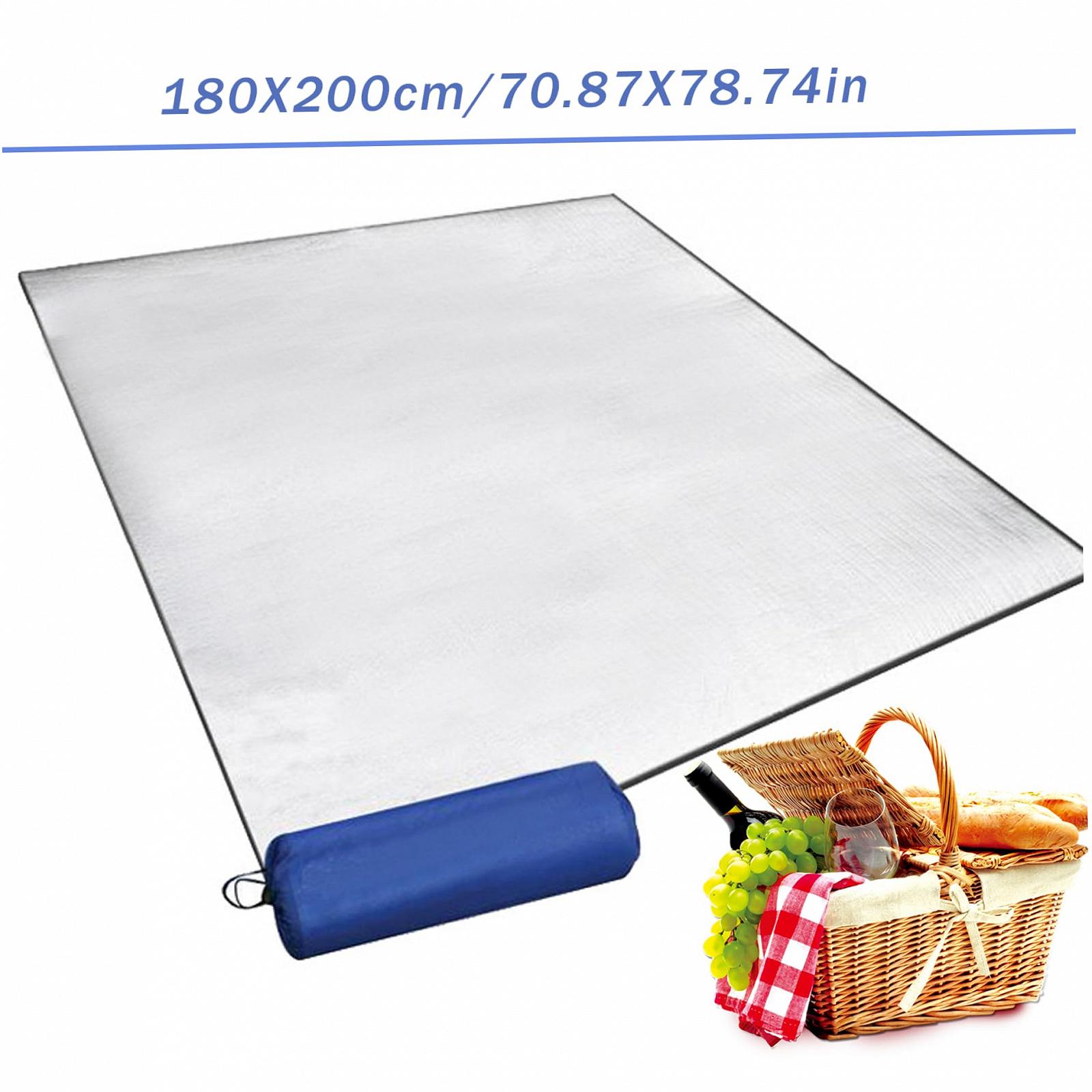 Коврик Camping Double-Sided Aluminium Foil 71 x 79 дюймов Водонепроницаемый, фото №4