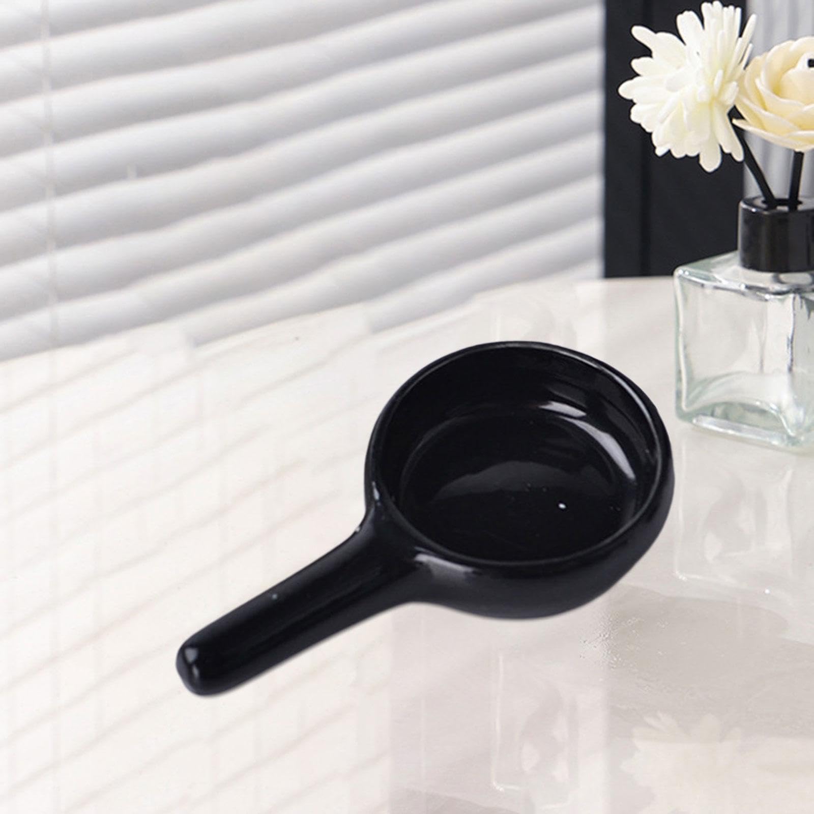 Тримач свічки Sharplace Ceramic Candle Spoon Чорний, фото №4