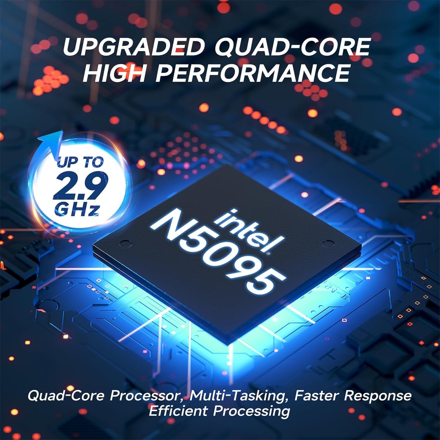 Ноутбук 17.3" IJKKJI 1732N-8 Intel Celeron N5095 RAM 8GB SSD 512GB Windows 11 (UKR), фото №3