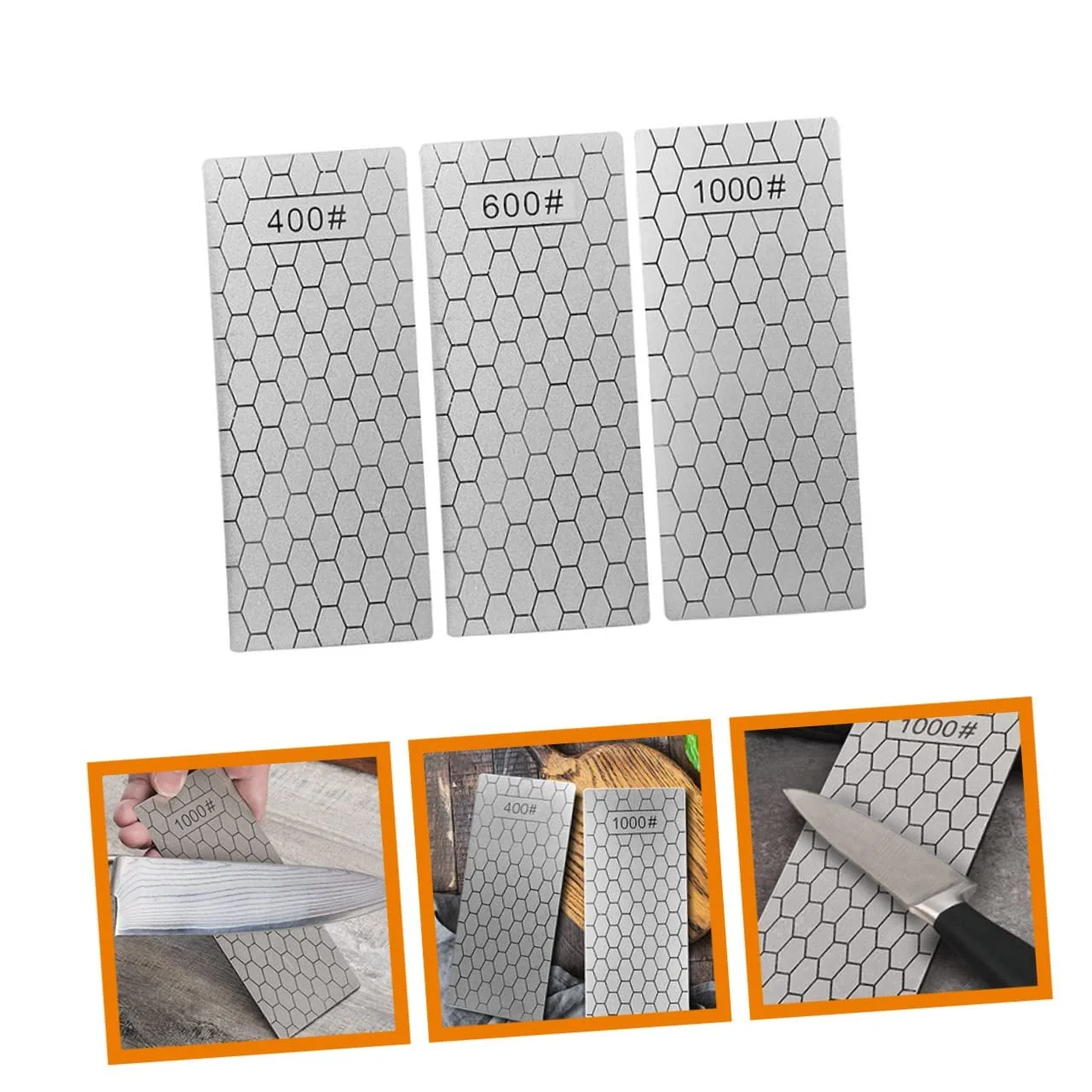 Набір точилок для ножів алмазних VILLCASE 3 шт., фото №9 Набір точилок для ножів алмазних VILLCASE 3 шт., фото №9