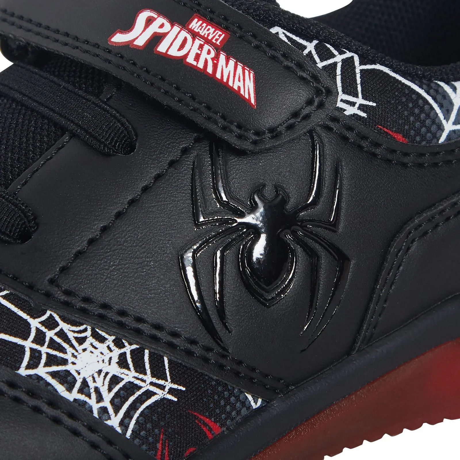 Кросівки Spiderman для хлопчиків Miles Morales з миготливими вогнями, фото №2