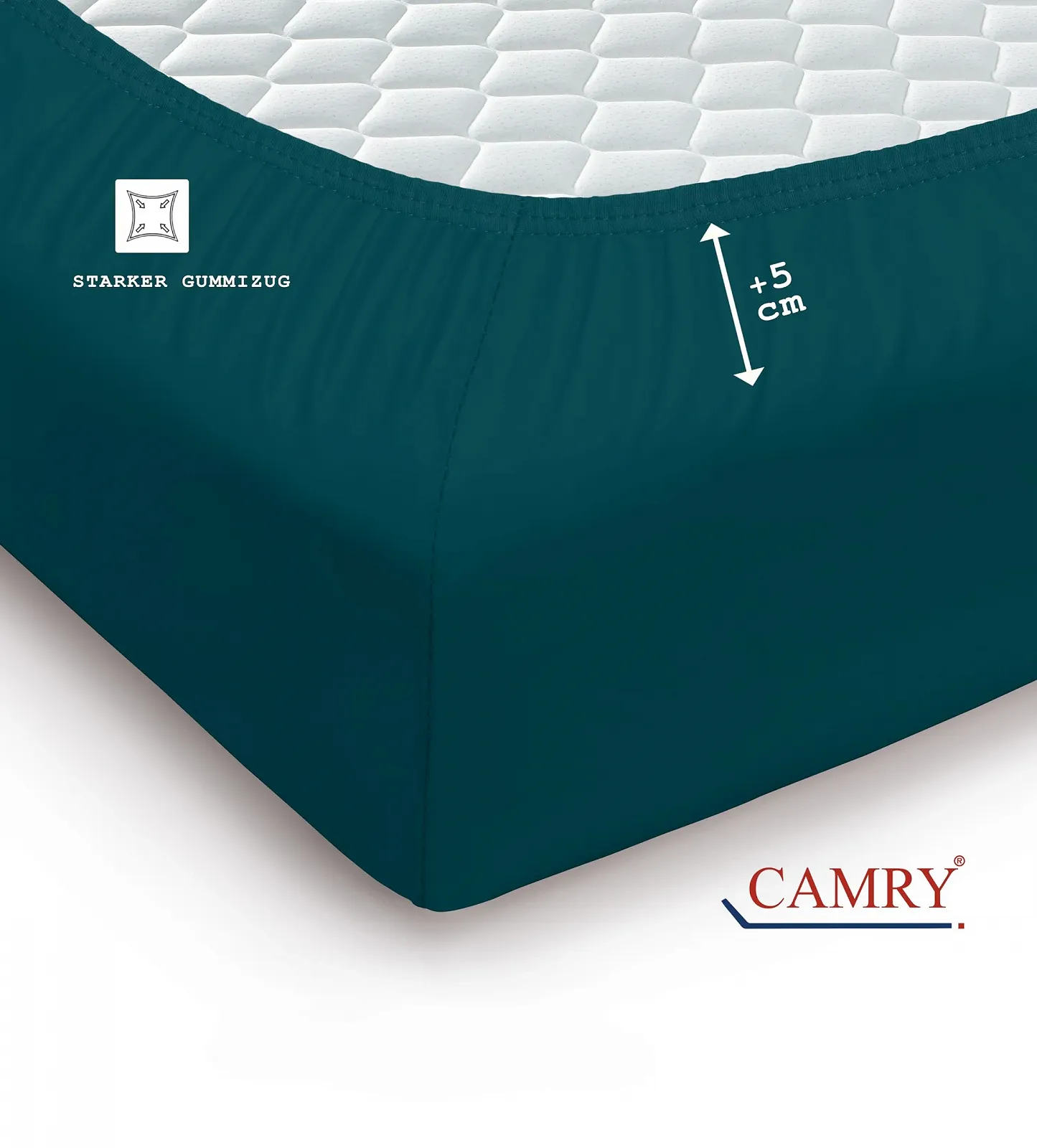 Простирадло на гумці Jersey Camry Бавовна, фото №4 Простирадло на гумці Jersey Camry Бавовна, фото №4