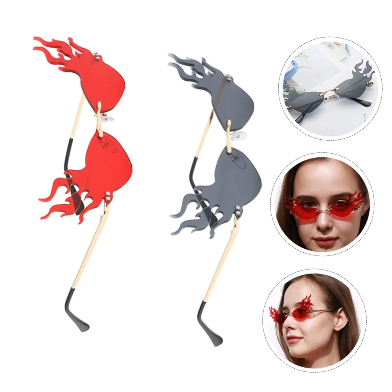 Солнцезащитные очки PACKOVE 6 шт Женские, фото №2