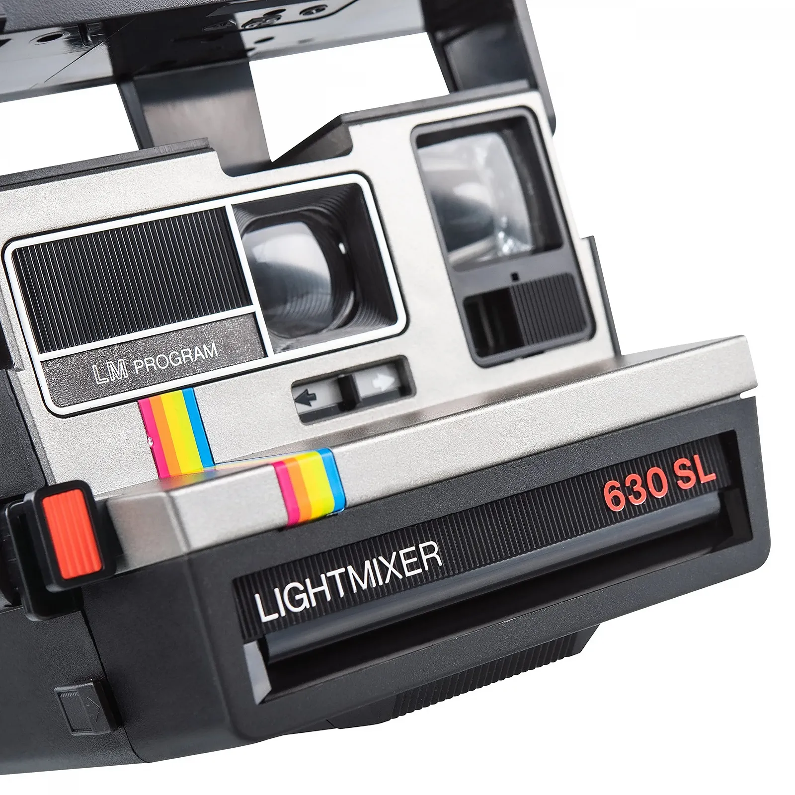 Фотокамера мгновенной печати Polaroid 600 630 SL Light Mixer Silver with Rainbow Stripes, фото №3