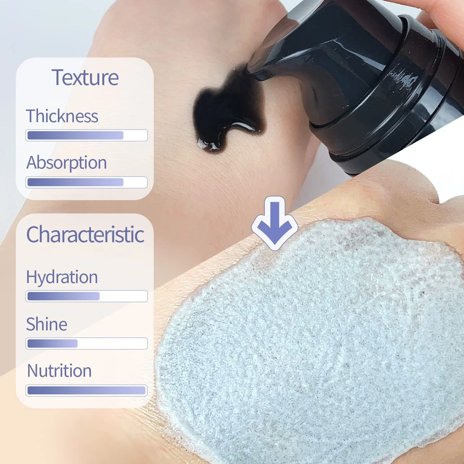 Маска для лица The Skin House Black Snail Bubble 100 мл Очищение пор, фото №5