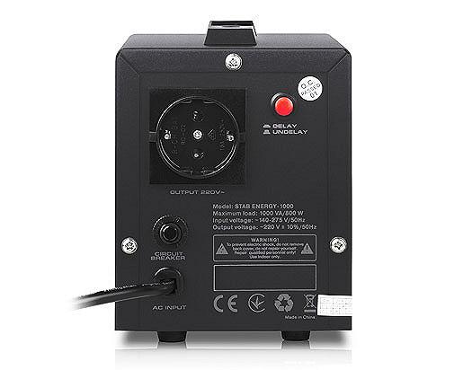 Стабілізатор напруги REAL-EL STAB ENERGY-1000, фото №6