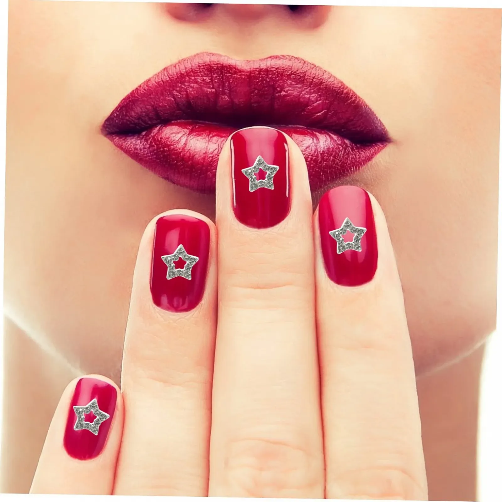 Подвески для ногтей POPETPOP 12 шт. Звездообразные декоративные подвески с драгоценными камнями для маникюра, фото №9