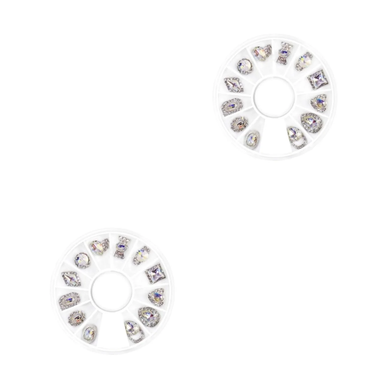 Стразы Стекло FRCOLOR 2 упаковки Наклейки для ногтей 3D Аксессуары для ногтей Украшения для маникюра, фото №1