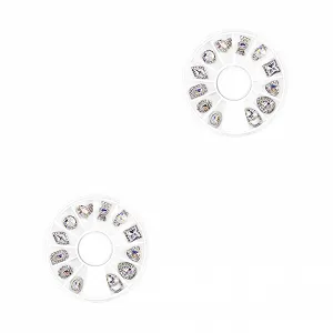 Стразы Стекло FRCOLOR 2 упаковки Наклейки для ногтей 3D Аксессуары для ногтей Украшения для маникюра - Фото 1