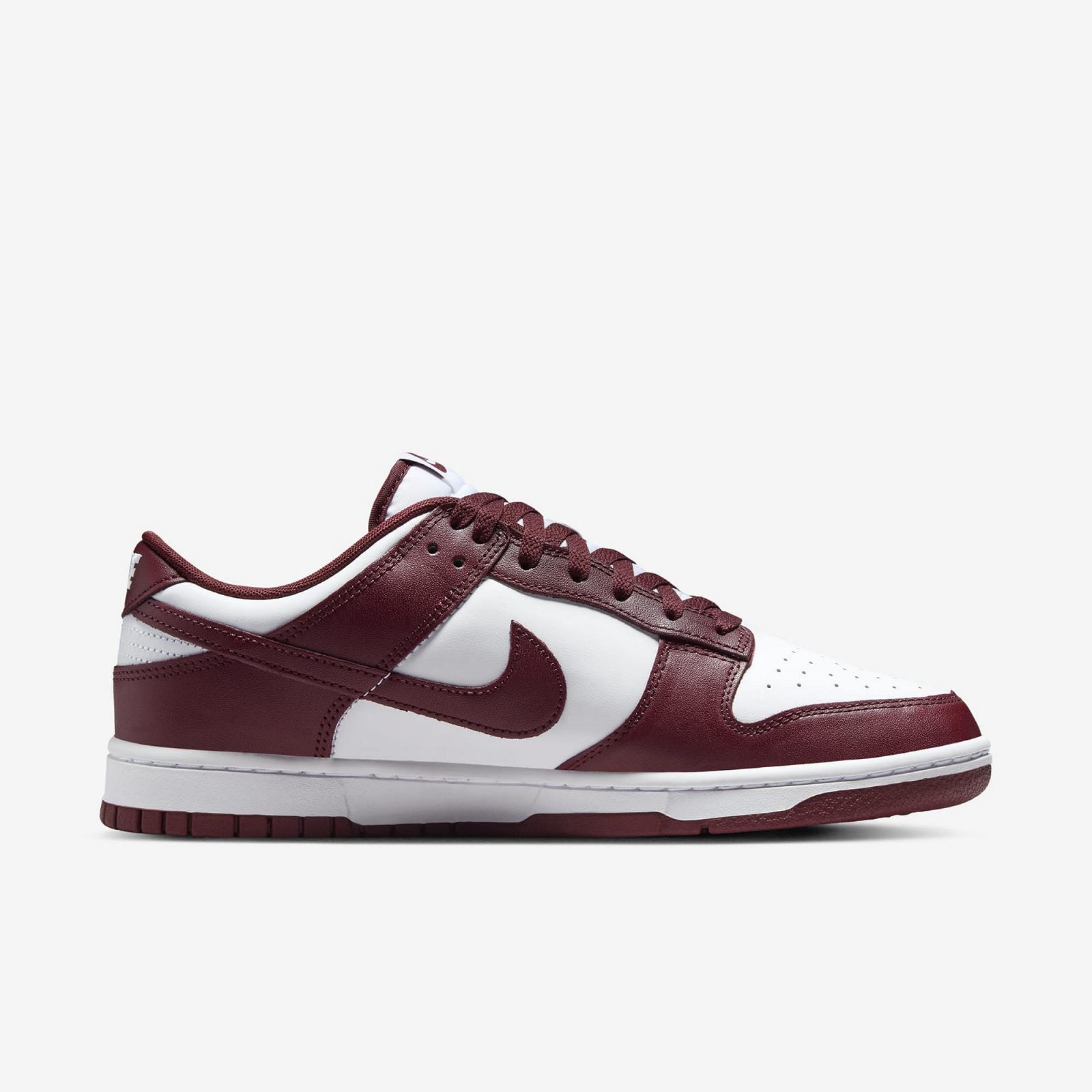 Кросівки Nike Dunk Low Retro Bordo/White 43, фото №3