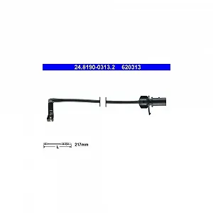 Датчик износа тормозных колодок ATE 24.8190-0313.2 для PORSCHE VAG - Фото 1
