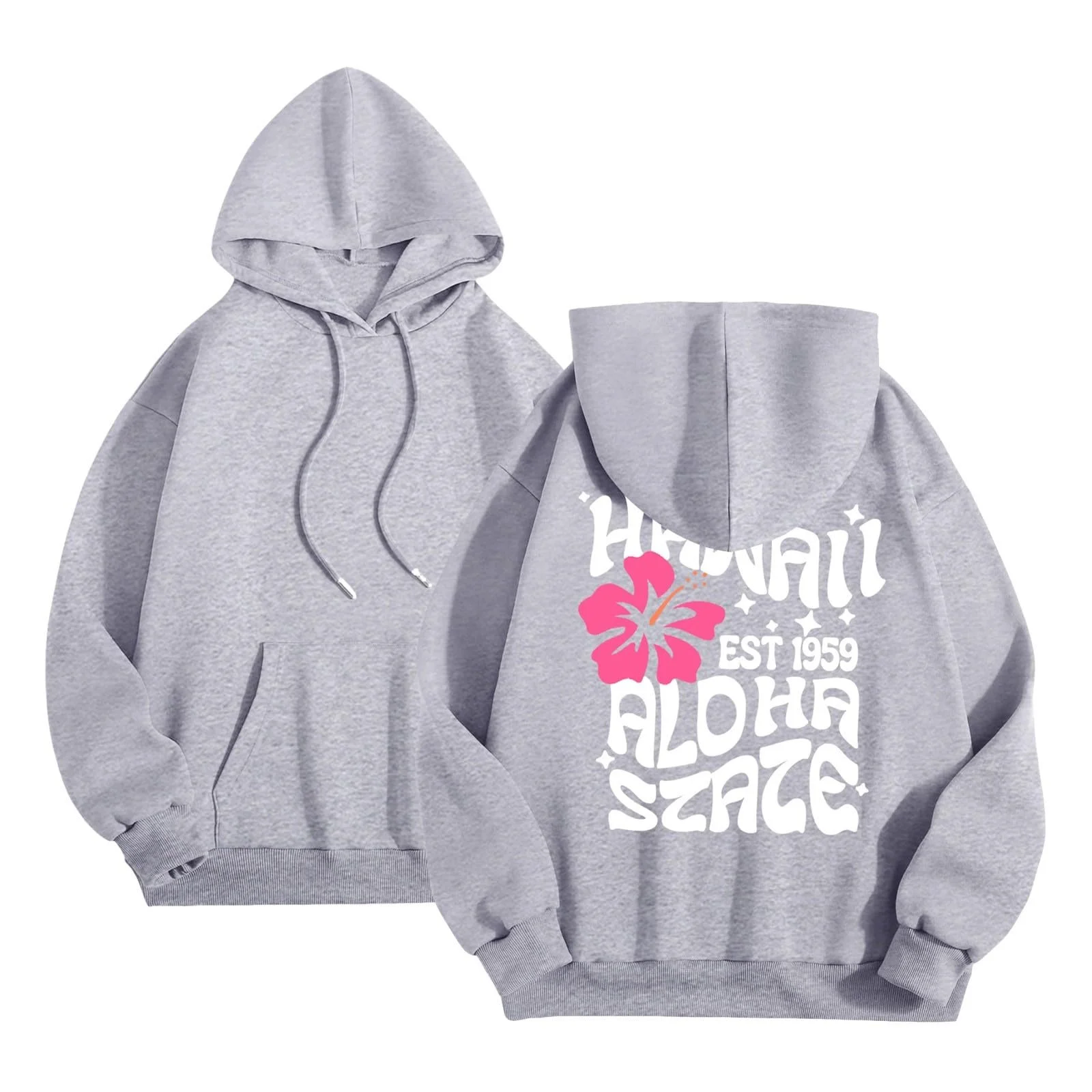 Худи pvucpot Женский oversize с принтом на спине, зимний свитшот с капюшоном, длинный рукав, фото №1 Худи pvucpot Женский oversize с принтом на спине, зимний свитшот с капюшоном, длинный рукав, фото №1