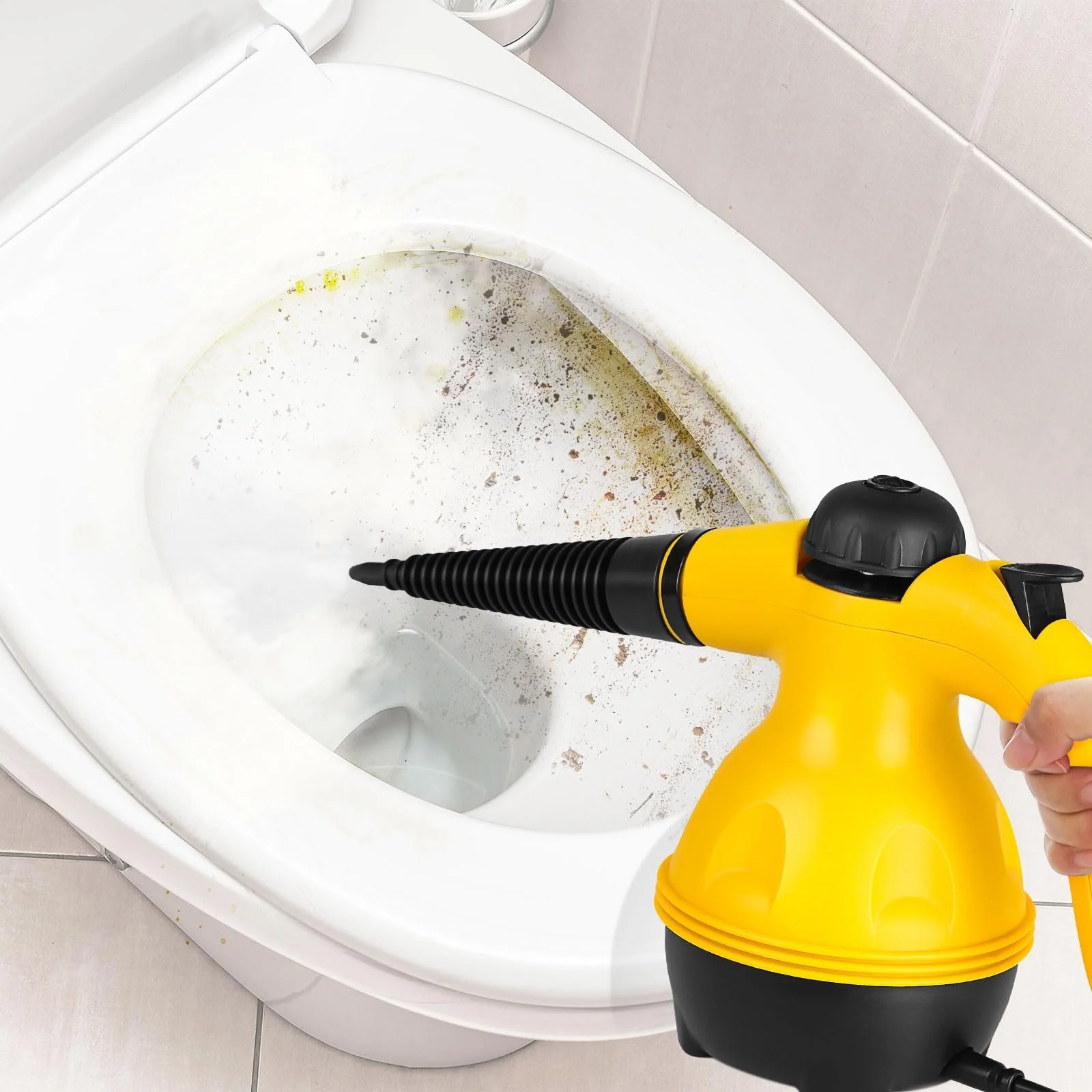 Пароочиститель ручной многофункциональный 1050 Вт 350 мл, фото №4