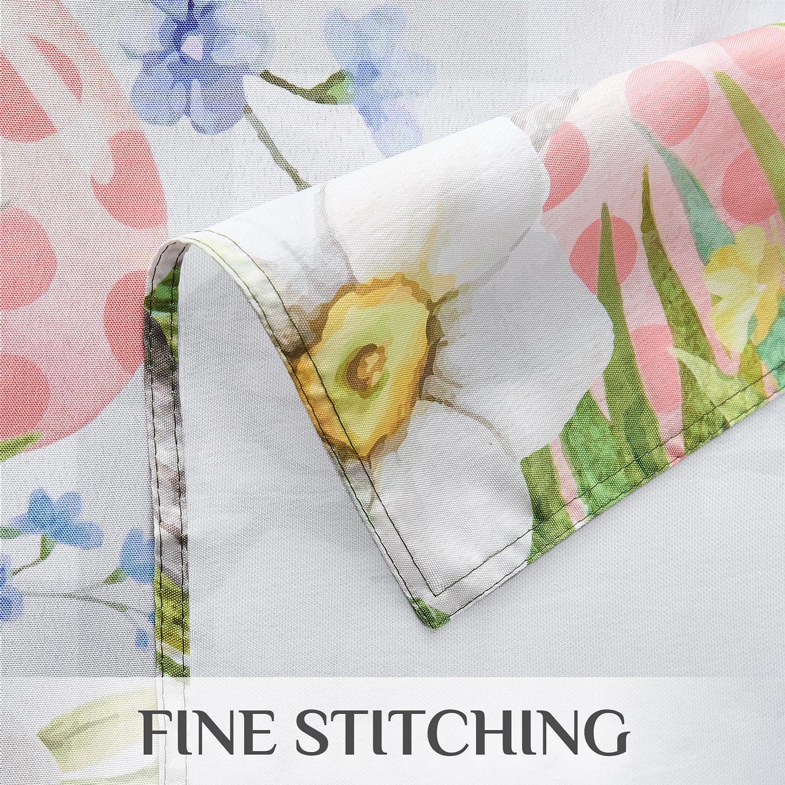 Скатертина Softalker Easter Клітчаста Grey White 80 x 80 см, фото №3