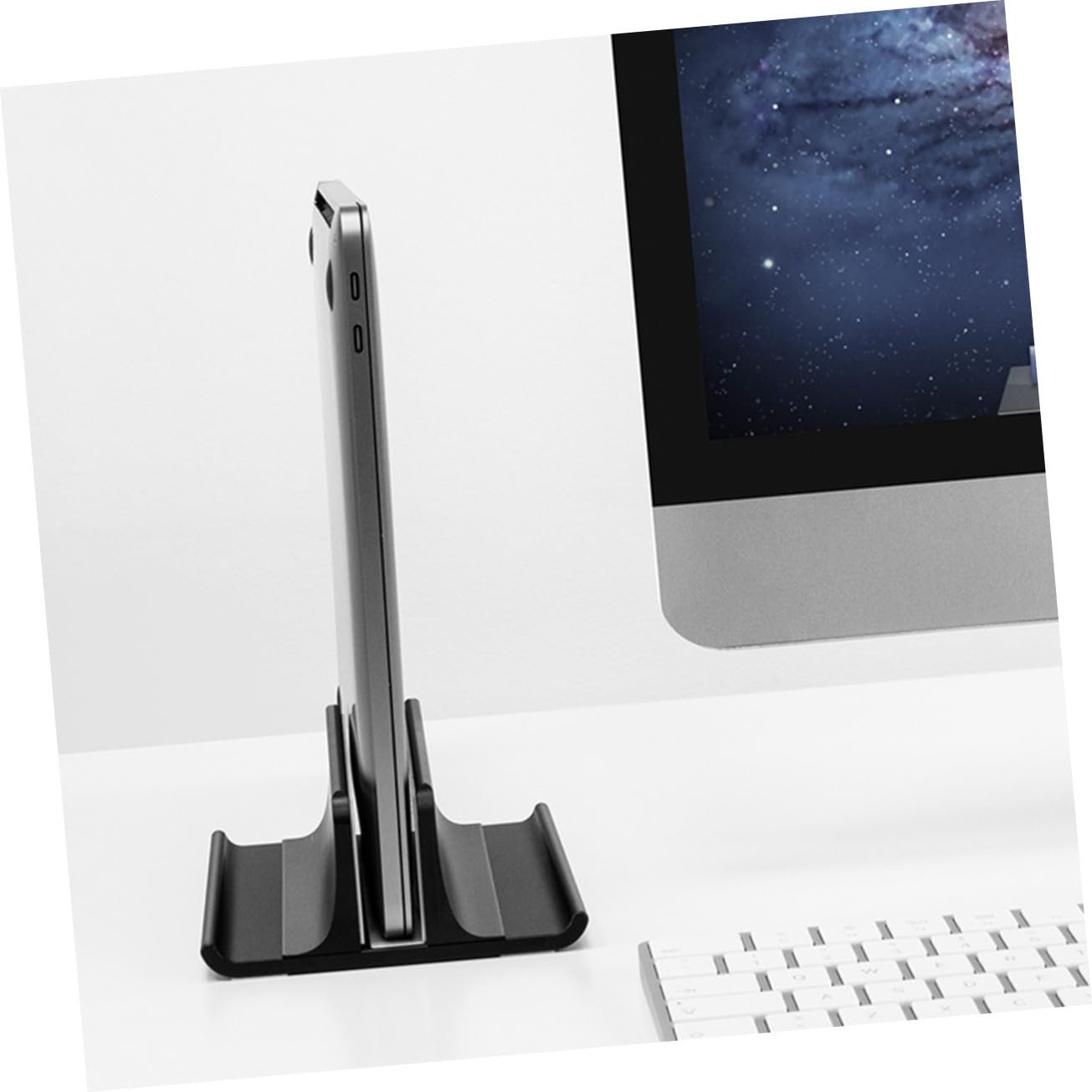 Подставка для ноутбука Вертикальная регулируемая Алюминиевый сплав Охлаждающая подставка для ноутбука Настольная подставка-радиатор для экономии места Вентиляция для офиса Дома Путешествий, фото №4 Подставка для ноутбука Вертикальная регулируемая Алюминиевый сплав Охлаждающая подставка для ноутбука Настольная подставка-радиатор для экономии места Вентиляция для офиса Дома Путешествий, фото №4