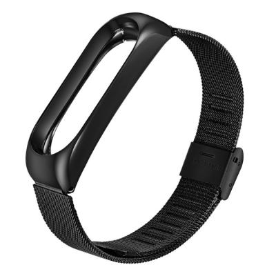 Ремешок для фитнес браслета BeCover Metal Xiaomi Mi Smart Band 5 Black 705146, фото №1