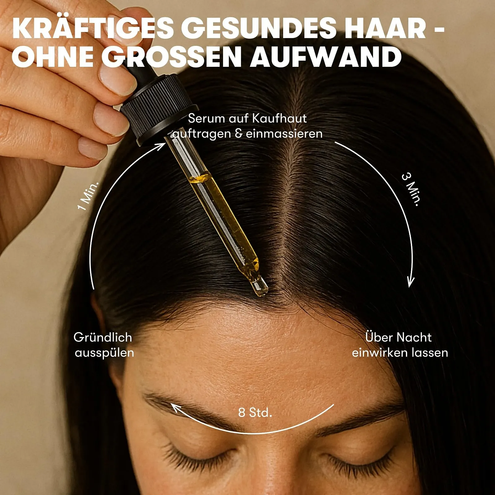 Сироватка O.C. HAIRCARE для росту волосся Overnight 100 мл, фото №5