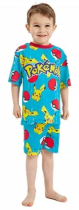Піжама Pokemon для хлопчиків, шорти Gamer Gamer synthetic.ua - Фото 1