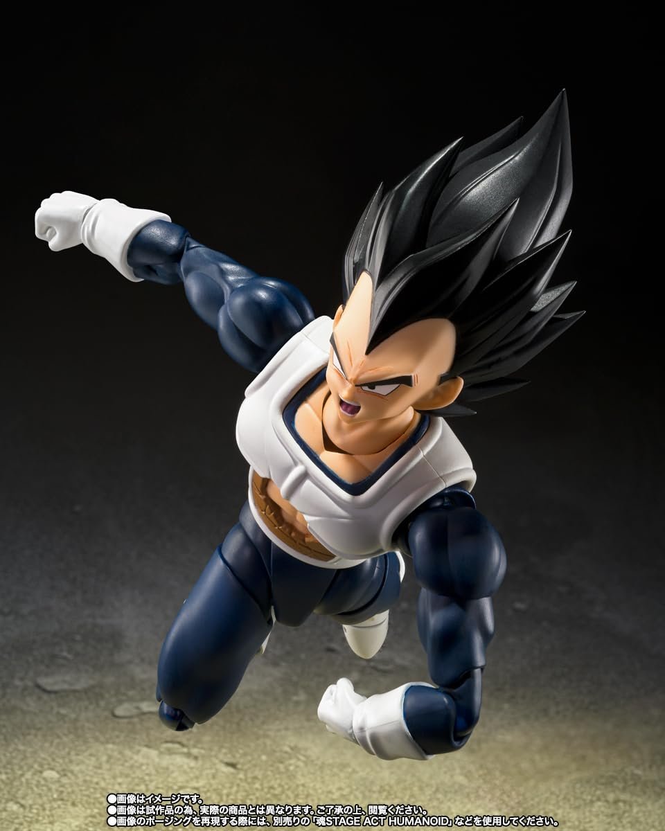 Екшн-фігурка Dragon Ball S.H. Figuarts Веджета, старий бойовий одяг, 14 см, фото №4