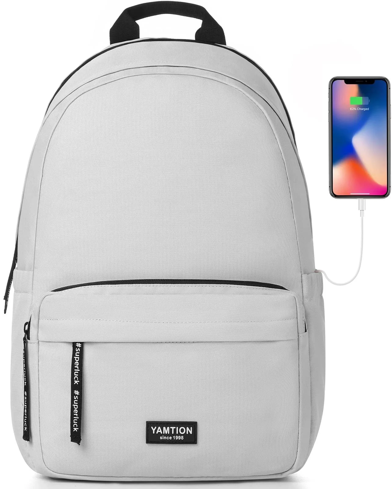 Рюкзак для ноутбука YAMTION School 17.3" 31 л USB антикрадій сірий, фото №1 Рюкзак для ноутбука YAMTION School 17.3" 31 л USB антикрадій сірий, фото №1