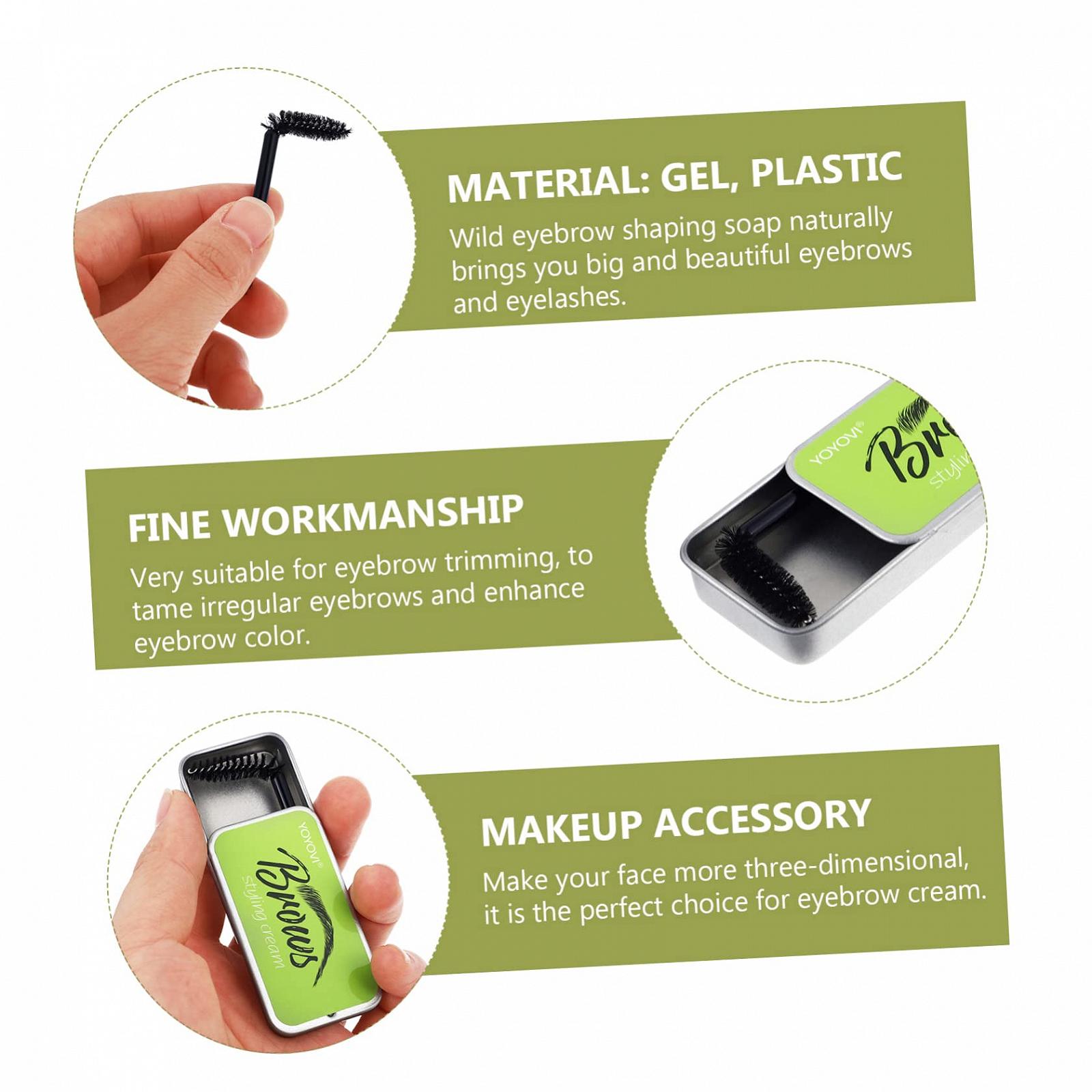 Набір Healvian Натуральна туш для вій Догляд за бровами Крем для укладання Транспортний гель для брів Крем для брів Мильниця для брів Водостійке мило для брів, фото №3 Набір Healvian Натуральна туш для вій Догляд за бровами Крем для укладання Транспортний гель для брів Крем для брів Мильниця для брів Водостійке мило для брів, фото №3